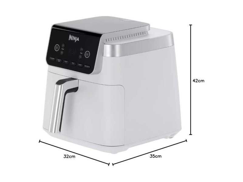 Еър Фрайър с 6 Функции за Готвене Ninja MAX PRO AF180EUWH – 6.2L, Бял