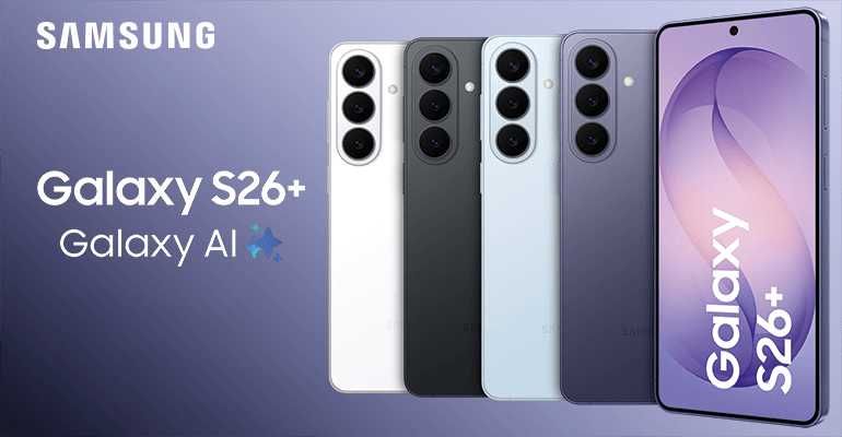 НОВ! Samsung S26 Plus S947 5G 512GB Black / White / Blue / Violet