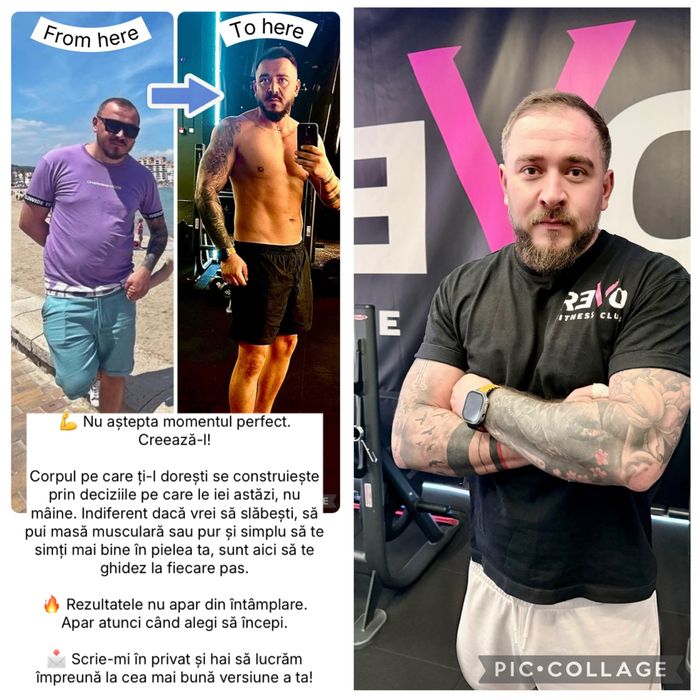 Antrenor personal ! Online sau fizic in sala de fitness. Descopera cel mai sanatos stil de viata !