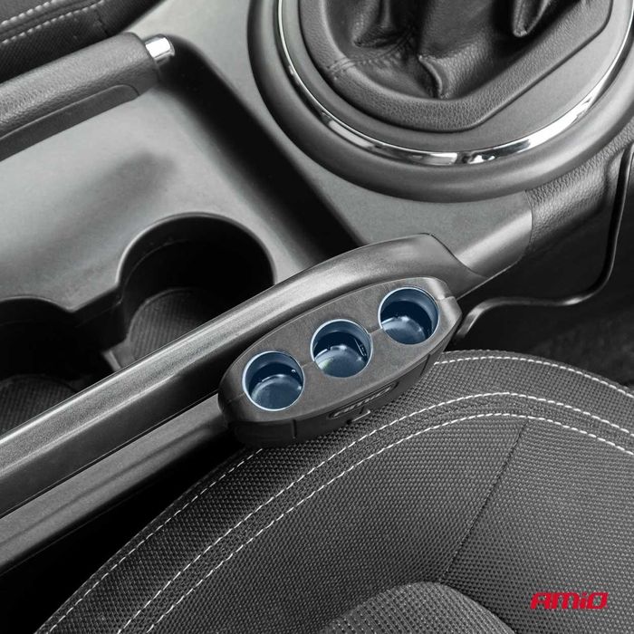 разклонител за запалка с зарядно устройство 2x usb-a on/off 12v ...