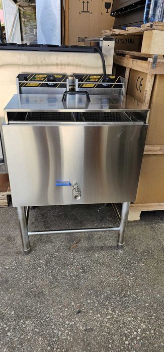 REDUCERE Friteuza cu robineti capacitate 14l+14l TRANSPORT GRATUIT