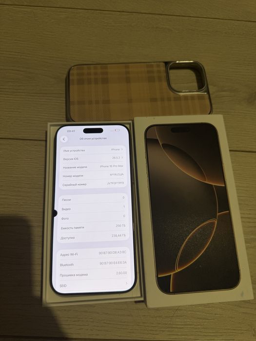 iPhone 16 Pro Max 256GB.91%.Без Ремонта!