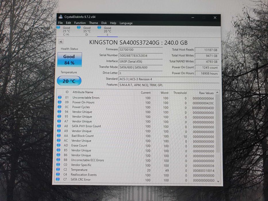 SSD Kingston A400 240 GB