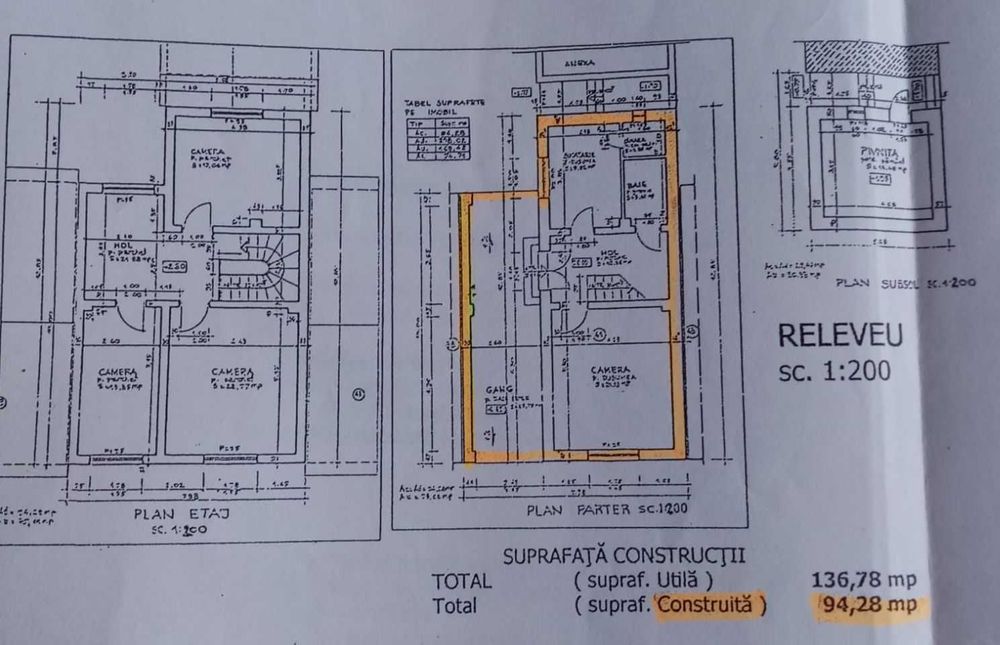 Casa 4 camere, individuala cu etaj, Tiglari