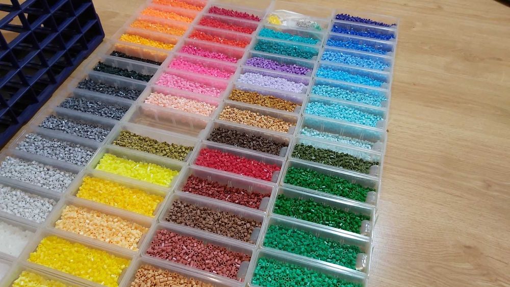 Мъниста/перли за редене, ARTKAL beads 5mm, съвместими с PERLER, за редене на картини, хоби, крафт