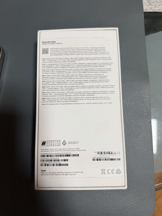 Iphone 15 pro max 256GB