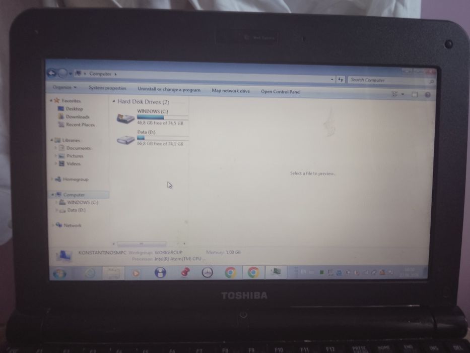 Laptop Toshiba I