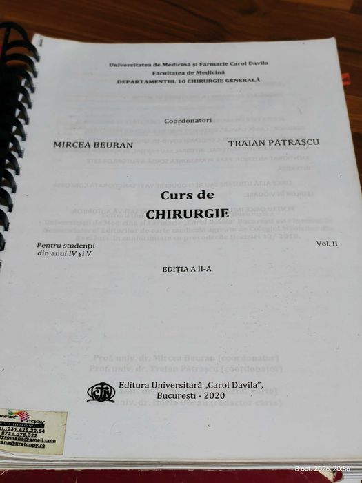 Carti medicina chirurgie farmacie