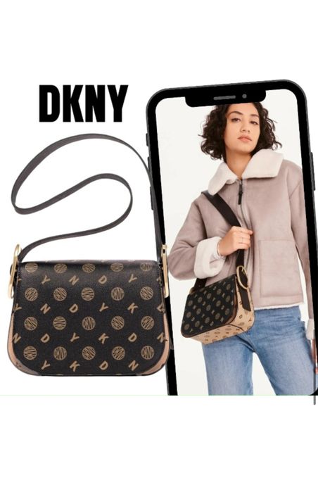 Сумка DKNY, коричневая