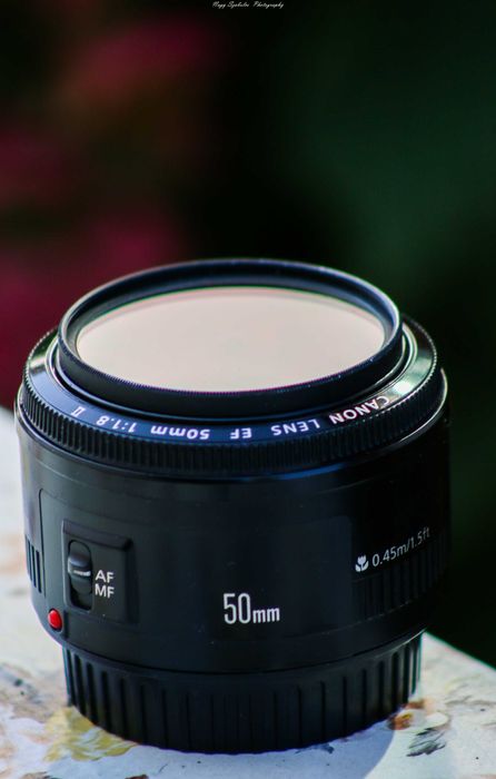 Obiectiv Canon Full Frame Ef 50 mm 1.8 cu Filtru Uv .