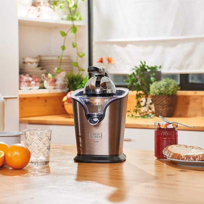 ПРОМО 2г Гаранция Нова Мощна Цитрус Преса Black+Decker BXJE100E