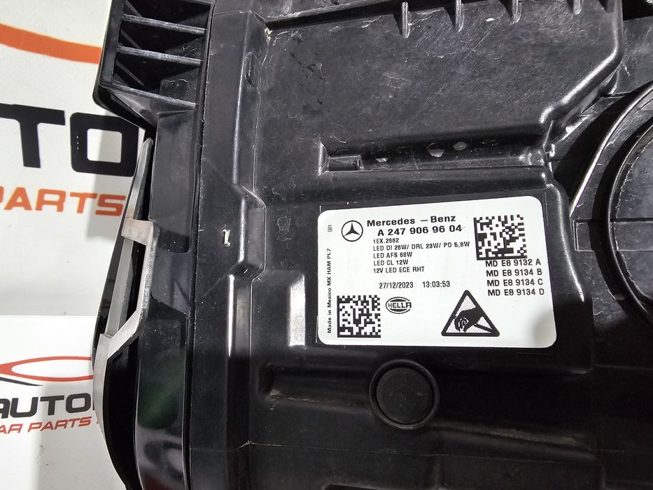 Far dreapta multibeam led Mercedes GLB X247 dupa 2019 cod A2479069604