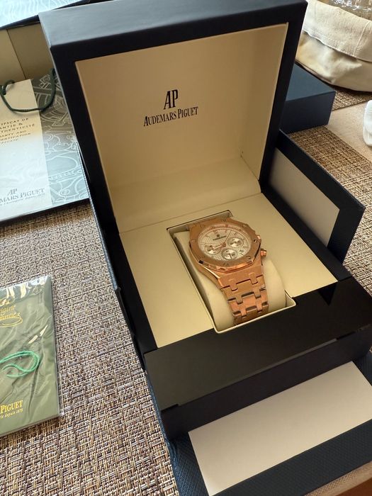 Часовник Audemars Piguet Royal Oak Chronograph Rose Gold Аудемарс
