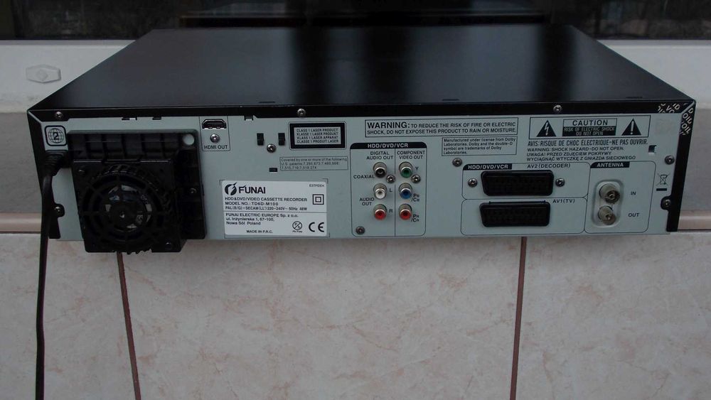 Combo THOMSON DTH 6100E, FUNAI TD6D-M100 dvd,HDD,video,telecomanda