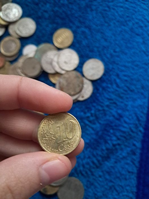 Monede vechi românești plus străine