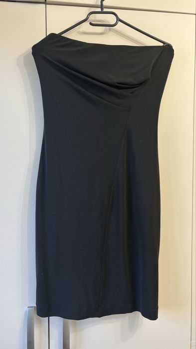 Черна официална рокля Mango