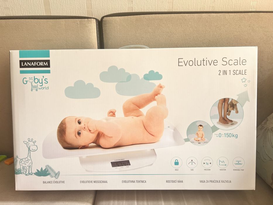 Бебешка везна Lanaform scale 2 in 1