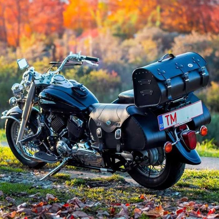 Coburi/Genti moto laterale piele Yamaha/Honda/Kawasaki/Suzuki/etc