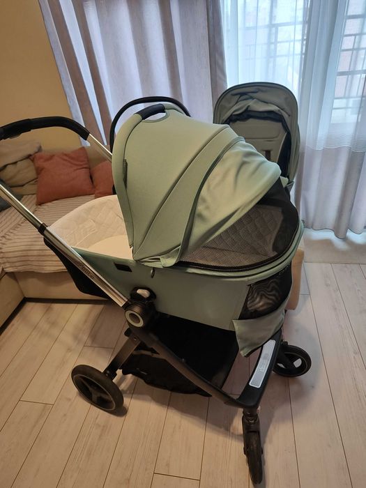 Бебешка количка 3 в 1 Chipolino - Елит, мента