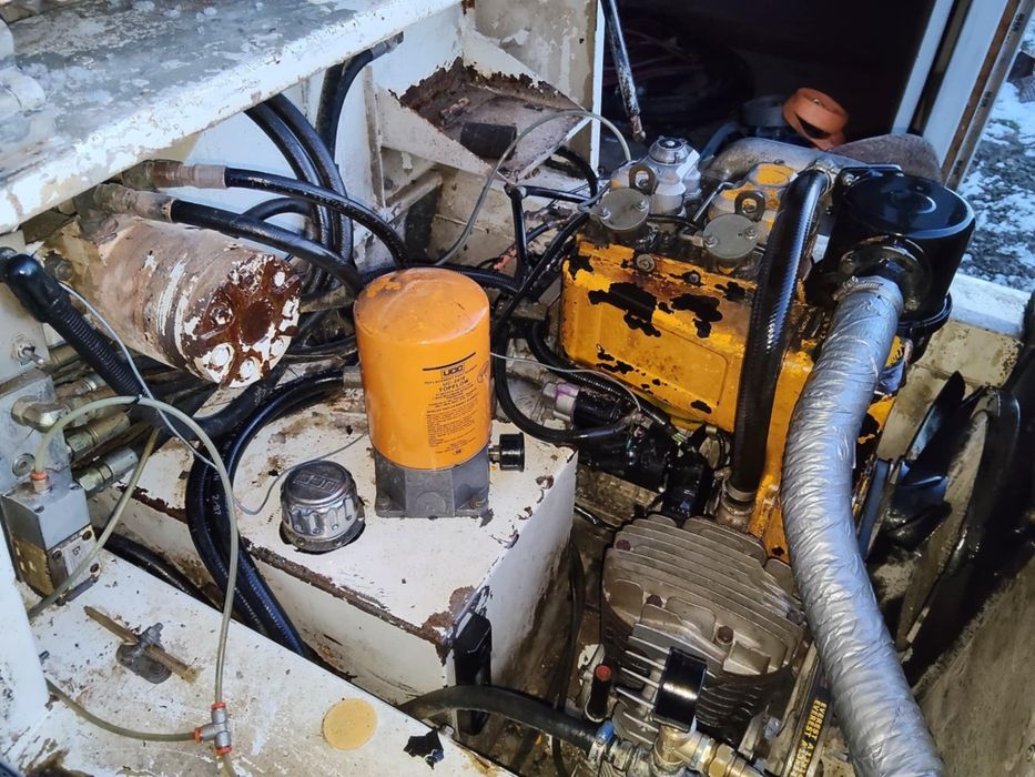 Masina pompa de tencuit lancy mixjet motor lombardini pe motorina