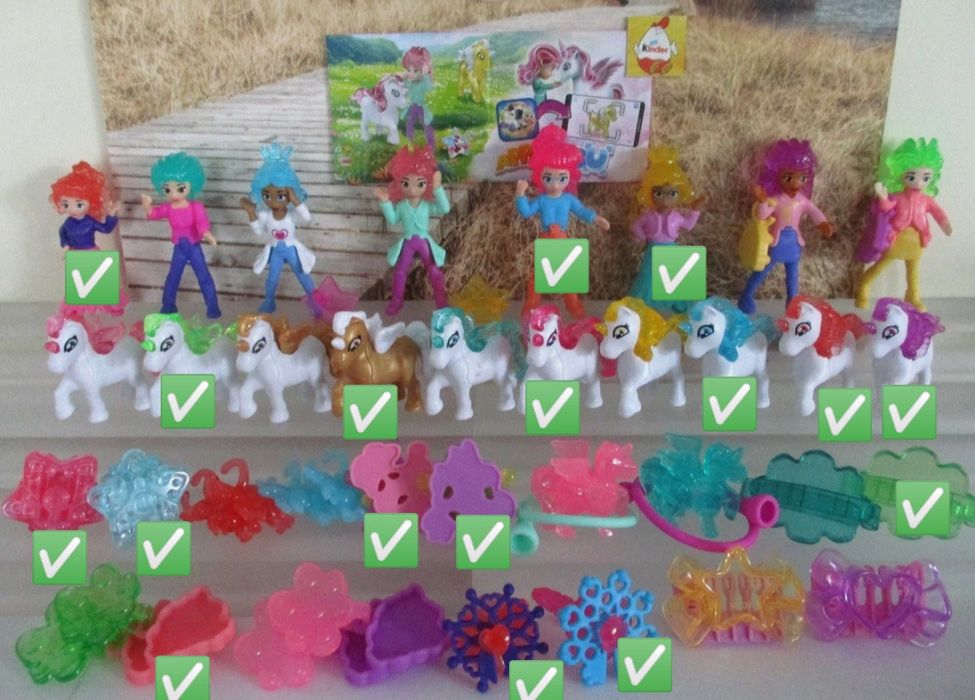 Фигурки Kinder без вкладышей разные