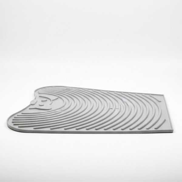 Подложка за Котешка Тоалетна - 39см/35см - Сива разцветка- Stefanplast