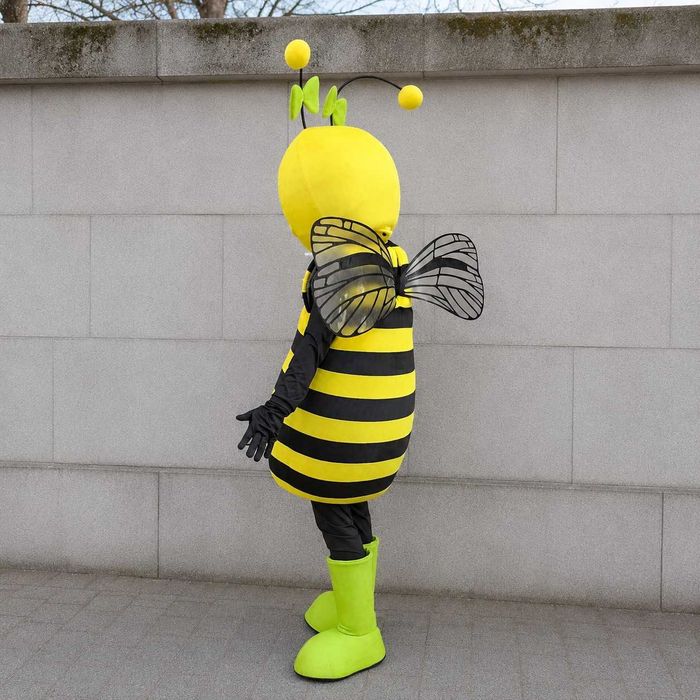 Costum Mascotă Albină Profesională, Mascotă Bondar, Costum Personaj pentru Evenimente, Petreceri și Promovări