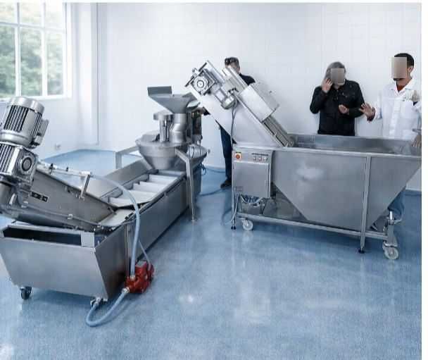 Linie automata deshidratare fructe si legume – masini si utilaje pentru pregatire fructe si legume  in vederea uscarii