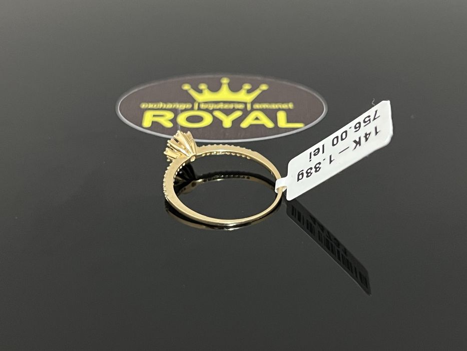 Bijuteria Royal CB : Inel dama aur 14K 1,33 grame