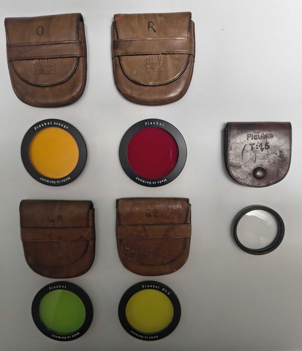 Set filtre originale Plaubel Makina + tabel DOF metalic atasabil