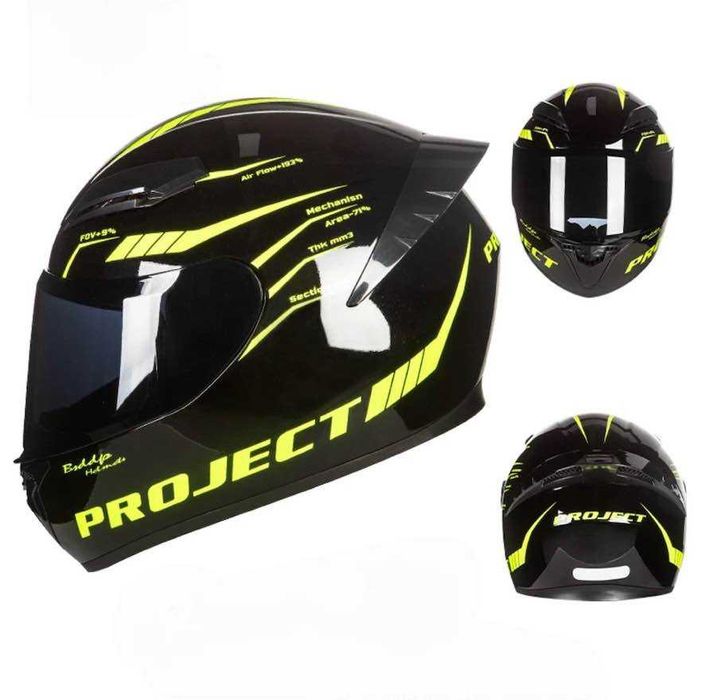 Каска Мотор Шлем Лукс -908-2