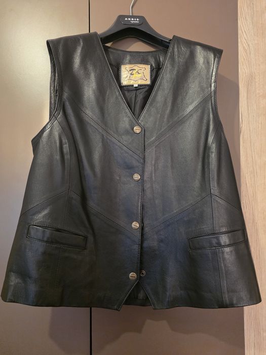 Vesta și sacou piele naturala damă