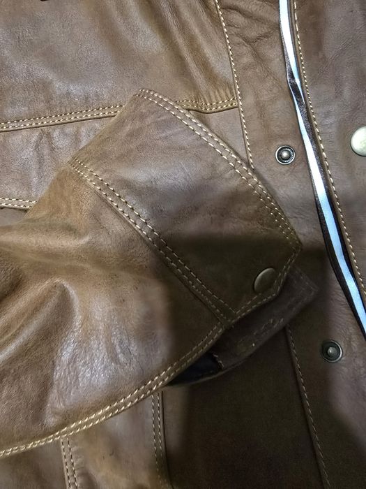 Куртка кожанная новая