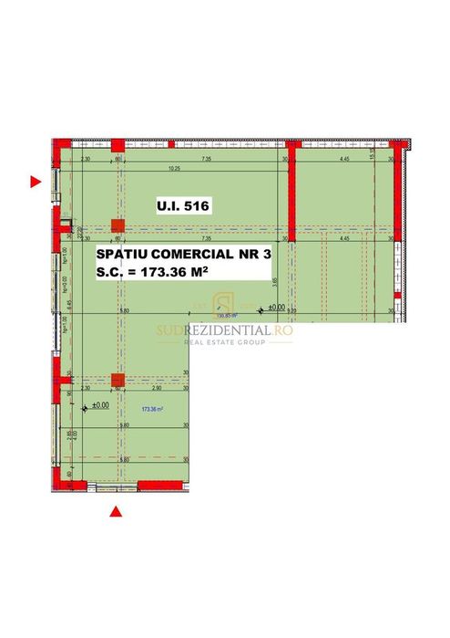 De Inchiriat - Spații Comerciale Premium - Emil Racovita -  Stradal