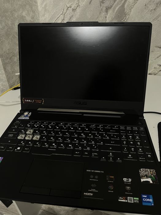 Игровой ноутбук Asus tuf gaming f15, rtx 3050 i7-11800h