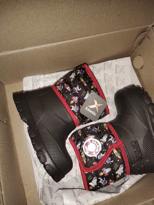 Осеннийе весенний сапожки с демисезоныйдля дождя kinetix 24 14.9см но