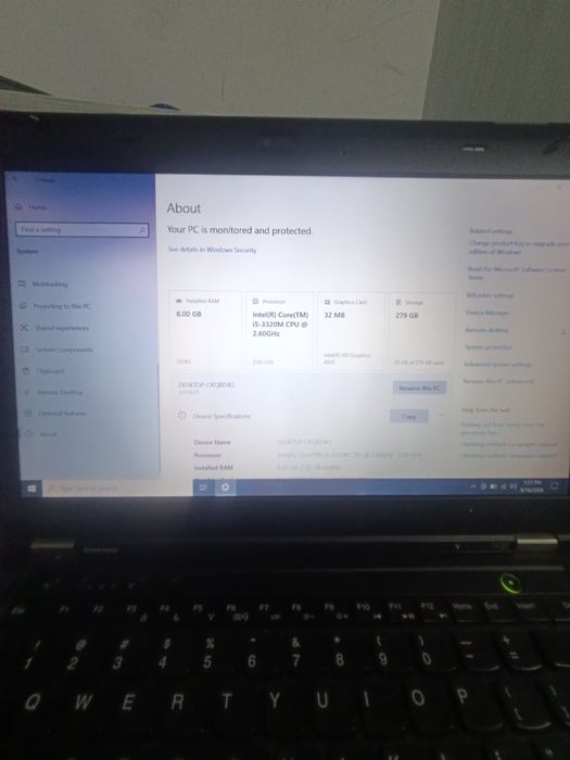 Лаптопи ЛОТ Lenovo T430 i5-3320M 8GB 279GB SSD + E530c i5 8GB Nvidia с ТОП БАТЕРИИ и оригинални зарядни устройства