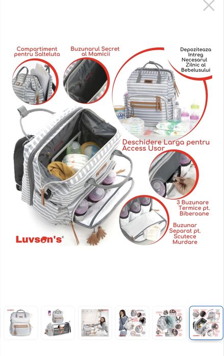 Geanta rucsac extensibil multifunctional Luvson’s