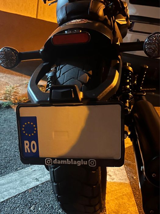 Placute inmatriculare moto custom
