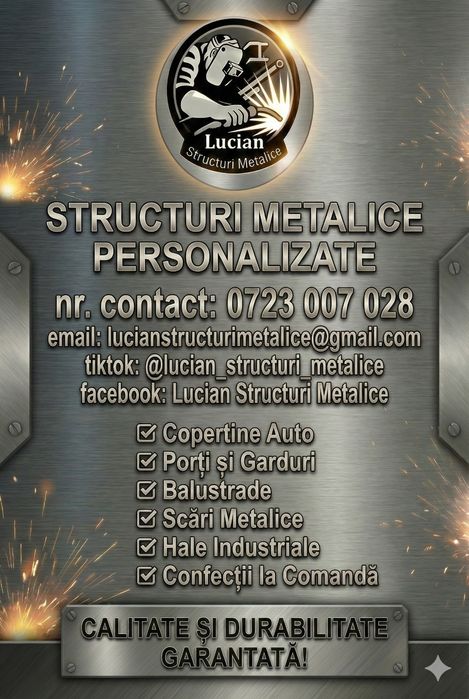 Structuri metalice pe comanda