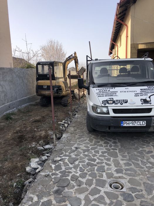 Inchiriez miniexcavator/buldoexcavator/bobcat