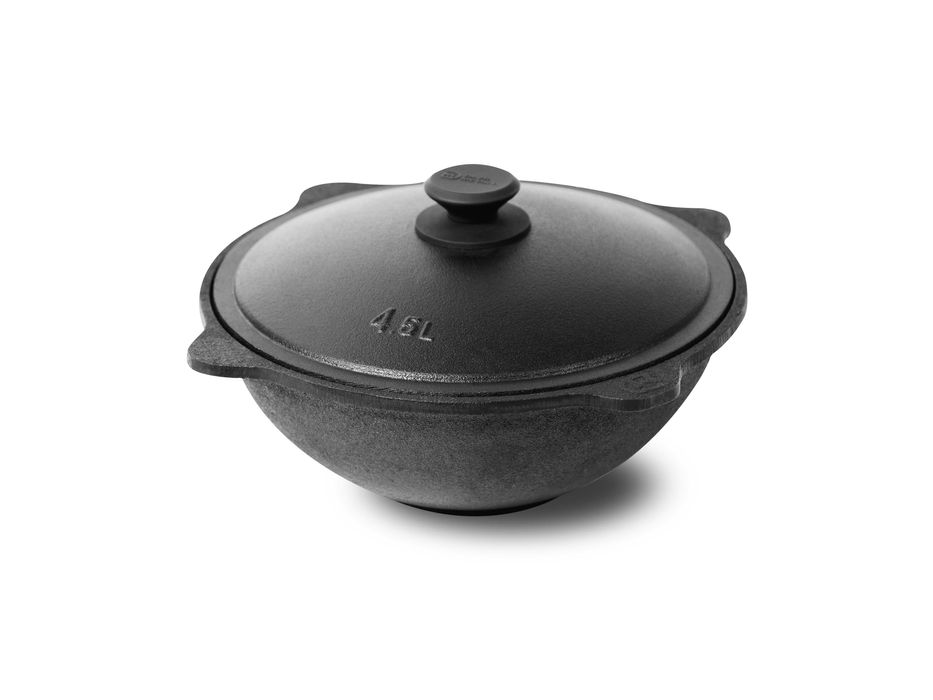 Чугунный казан от Davr Metall 4,5л/Choyan/Chugun qozon 4,5L