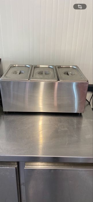 Bain marie 3 cuve inox