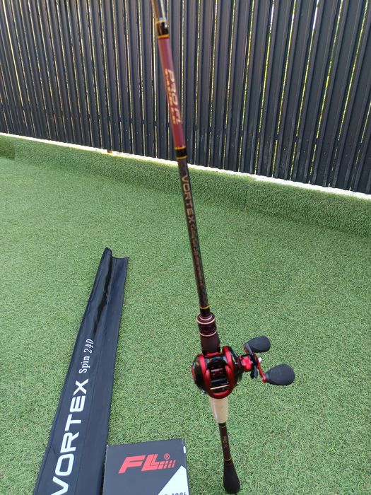 Lanseta Casting Spin Vortex 2.4m 10-45 grame + mulineta Casting