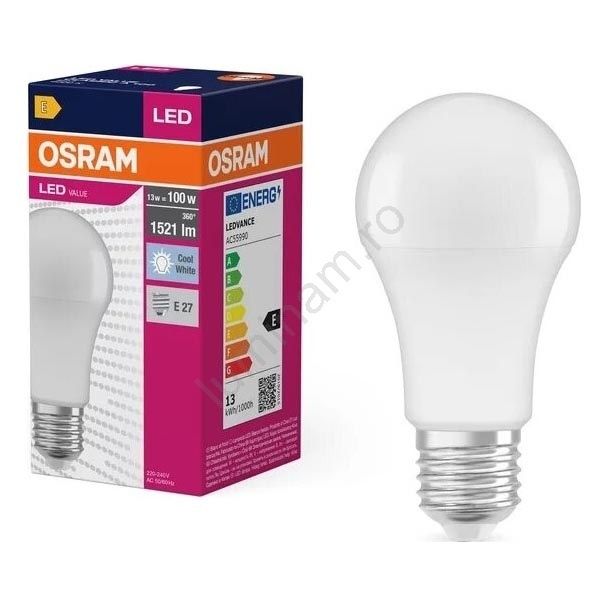 Bec LED Osram VALUE A100 E27/13W/230V 4000K



20,90