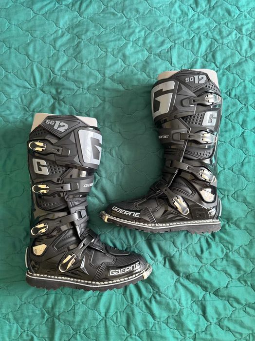 Cizme moto hard enduro / Cross Gaerne SG-12 Enduro - Negru