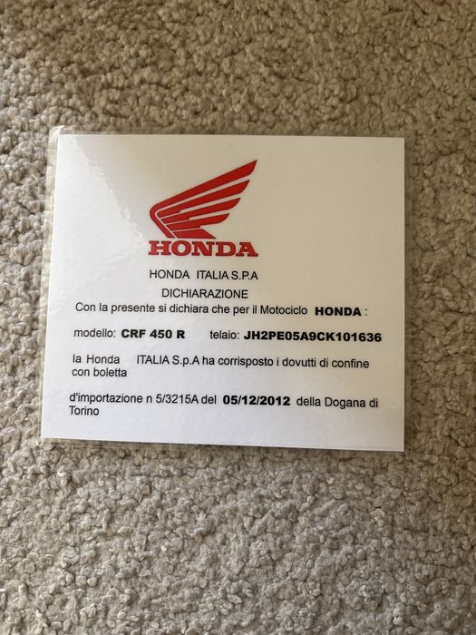 Honda CRF450R перфектен