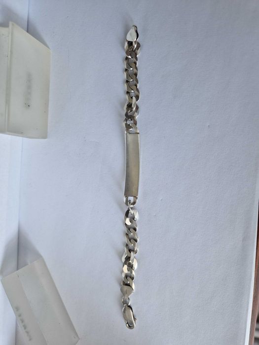 Bratara din Argint de 925 -Model Impletita de Barbatii.