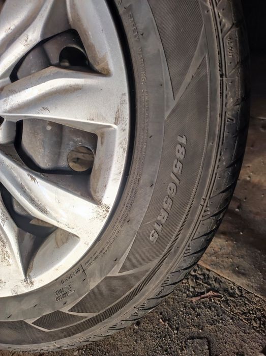 Диски с резиной на Хёндай Акцент