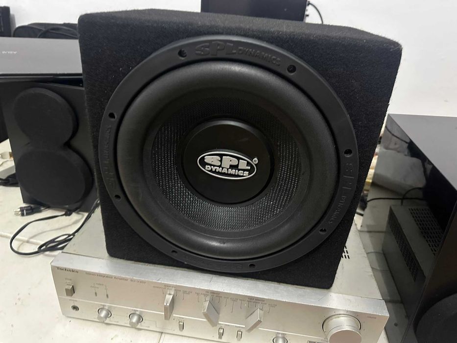 Subwoofer Auto 12 SPL Dynamics XTR 250d2 fata spate lateral deosebit
